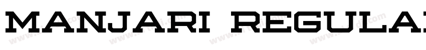 Manjari Regular字体转换